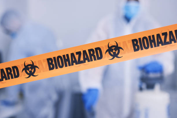 Professional Biohazard Cleanup technician working in Brookhaven, PA